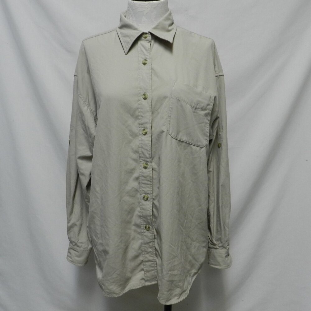 The North Face Light Beige Button-Down Shirt